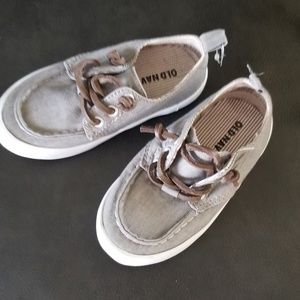 Old Navy Gray Boat Shoes